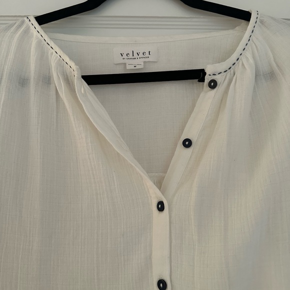 VELVET white top - Picture 6 of 7